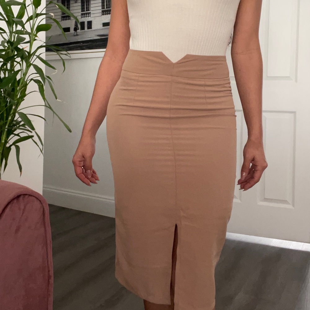 Light brown skirt